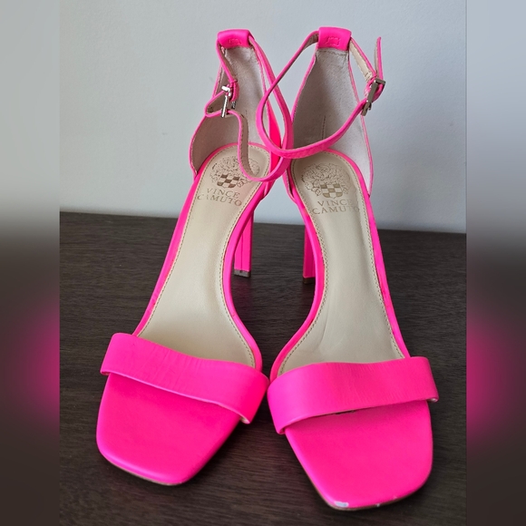 Vince Camuto Hot Pink Heels - Picture 2 of 9